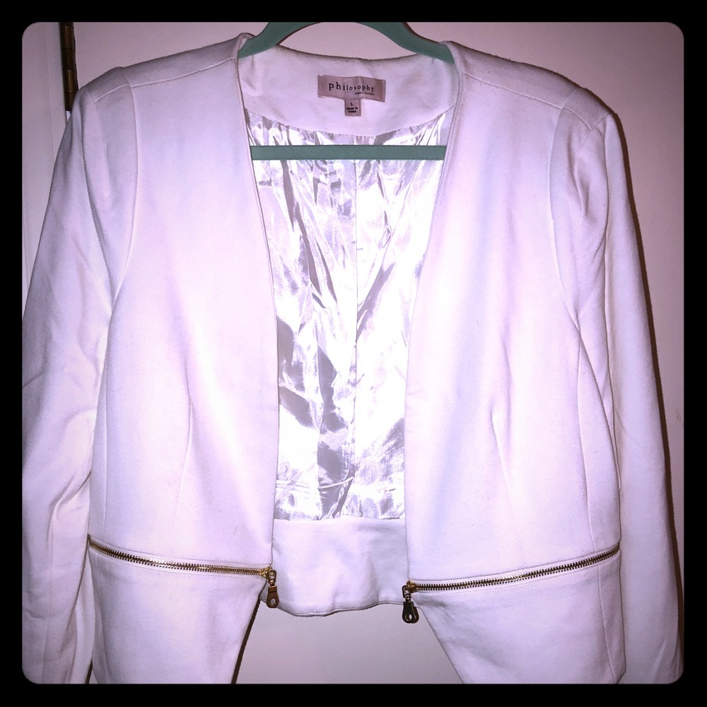 Philosophy off-white chic jacket